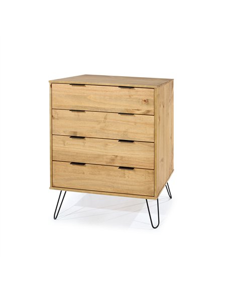 Core Products Augusta Pine 4 drawer chest of drawers, AG514 - pic 116052 | FastDaddyshop