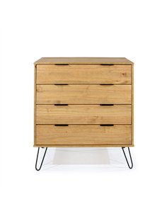 Core Products Augusta Pine 4 drawer chest of drawers, AG514 2