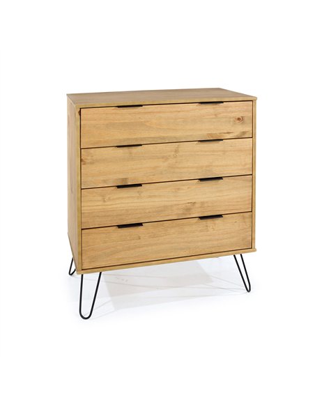 Core Products Augusta Pine 4 drawer chest of drawers, AG514 - pic 116054 | FastDaddyshop