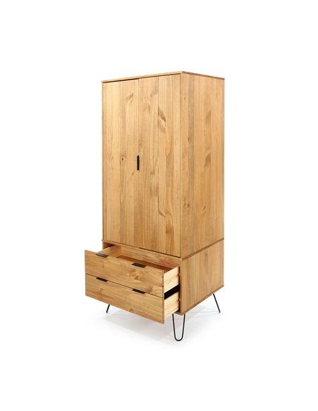 Core Products Augusta Pine 2 door, 2 drawer wardrobe, AG582 - pic 116073 | FastDaddyshop