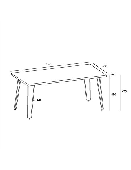 Core Products Augusta Pine standard coffee table, AG702 - pic 116080 | FastDaddyshop