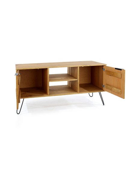 Core Products Augusta Pine 2 door flat screen TV unit, AG912 - pic 116093 | FastDaddyshop