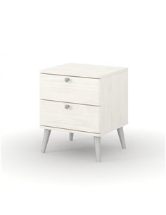 Core Products Augusta Curve 2 drawer bedside cabinet, AGC310