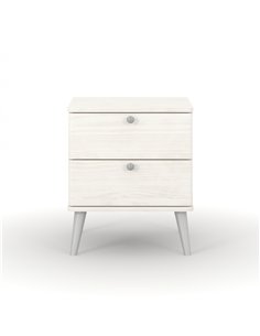 Core Products Augusta Curve 2 drawer bedside cabinet, AGC310 2