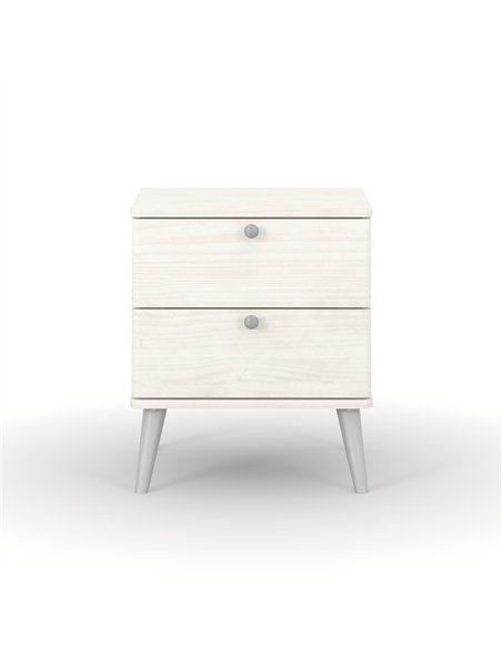 Core Products Augusta Curve 2 drawer bedside cabinet, AGC310 - pic 116107 | FastDaddyshop