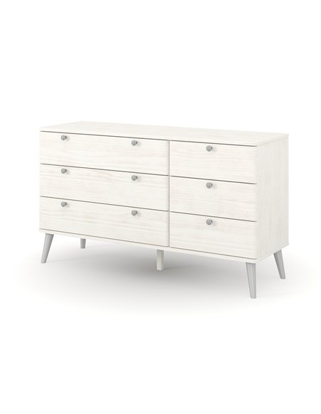 Core Products Augusta Curve 3+3 drawer wide chest, AGC333 - pic 116115 | FastDaddyshop