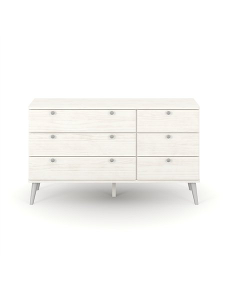 Core Products Augusta Curve 3+3 drawer wide chest, AGC333 - pic 116116 | FastDaddyshop