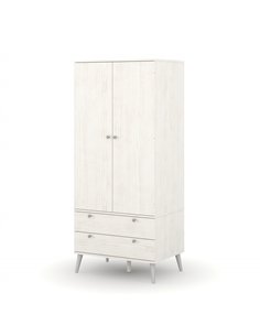 Core Products Augusta Curve 2 door, 2 drawer wardrobe, AGC382