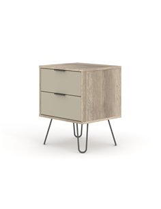 Core Products Augusta Driftwood 2 drawer bedside cabinet, AGD510