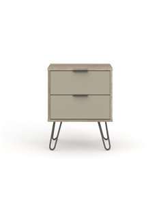 Core Products Augusta Driftwood 2 drawer bedside cabinet, AGD510 2