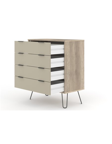 Core Products Augusta Driftwood 4 drawer chest of drawers, AGD514 - pic 116132 | FastDaddyshop