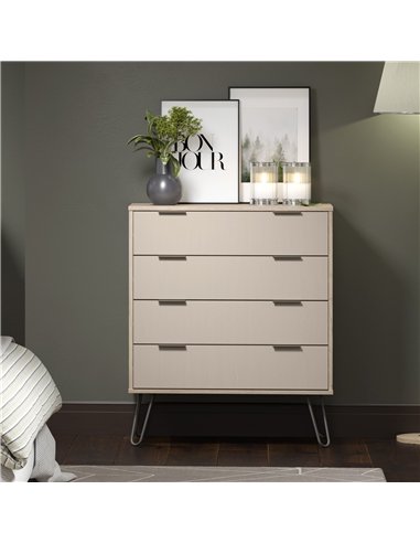 Core Products Augusta Driftwood 4 drawer chest of drawers, AGD514