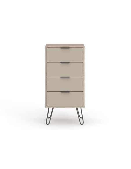 Core Products Augusta Driftwood 4 drawer narrow chest of drawers, AGD517 - pic 116137 | FastDaddyshop
