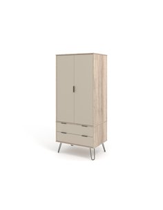 Core Products Augusta Driftwood 2 door, 2 drawer wardrobe, AGD582