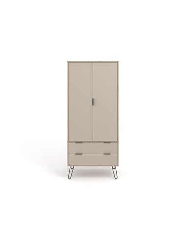 Core Products Augusta Driftwood 2 door, 2 drawer wardrobe, AGD582
