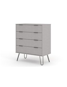 Core Products Augusta Grey 4 drawer chest of drawers, AGG514