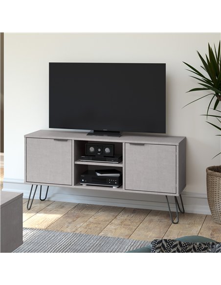 Core Products Augusta Grey 2 door flat screen TV unit, AGG912 - pic 116220 | FastDaddyshop