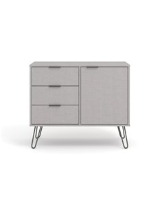 Core Products Augusta Grey small sideboard with 1 doors, 3 drawers, AGG915 2