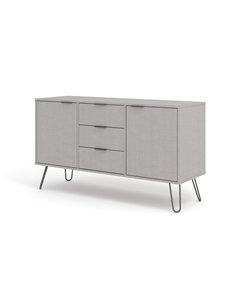 Core Products Augusta Grey medium sideboard with 2 door, 3 drawers, AGG916