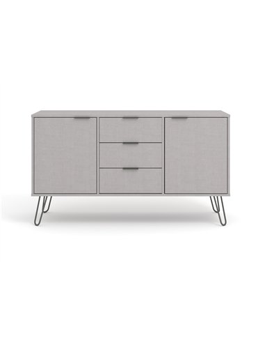 Core Products Augusta Grey medium sideboard with 2 door, 3 drawers, AGG916