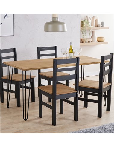 Core Products Augusta Pine rectangular dining table , AGTB3