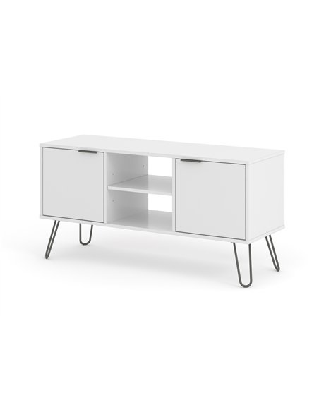 Core Products Augusta White 2 door flat screen TV unit, AGW912 - pic 116282 | FastDaddyshop