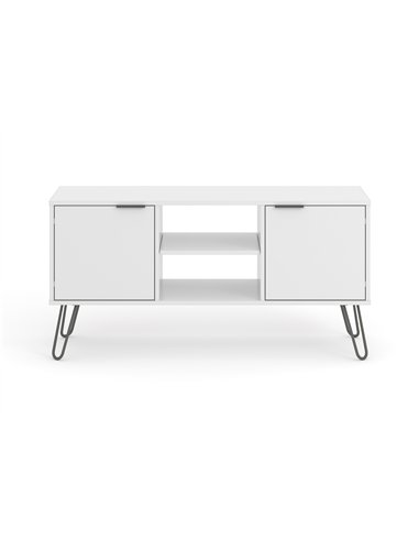 Core Products Augusta White 2 door flat screen TV unit, AGW912