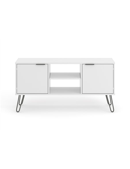 Core Products Augusta White 2 door flat screen TV unit, AGW912 - pic 116283 | FastDaddyshop