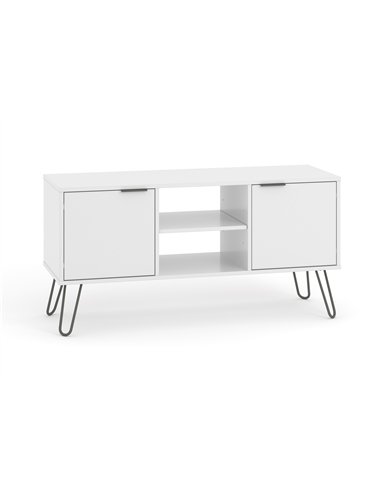 Core Products Augusta White 2 door flat screen TV unit, AGW912