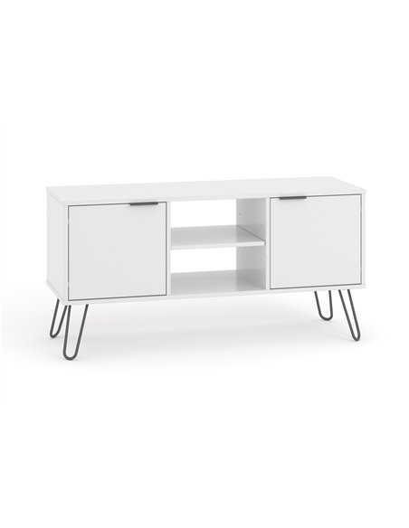 Core Products Augusta White 2 door flat screen TV unit, AGW912 - pic 116284 | FastDaddyshop
