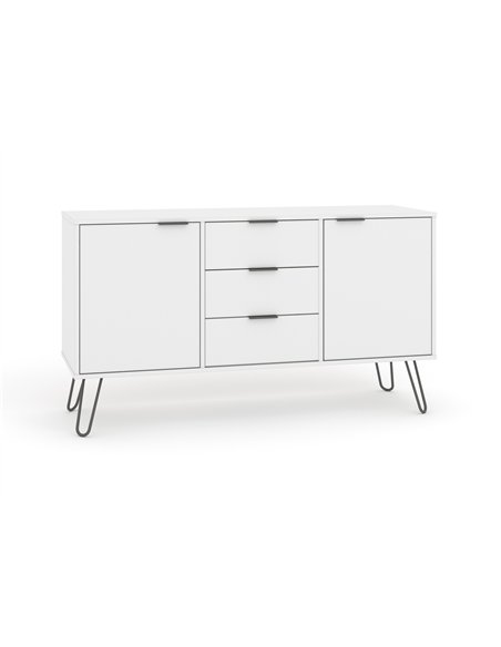 Core Products Augusta White medium sideboard with 2 doors, 3 drawers , AGW916 - pic 116296 | FastDaddyshop