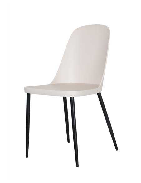 Core Products Aspen duo chair, calico plastic seat with black metal legs (pair), ASCH22-CL - pic 116370 | FastDaddyshop