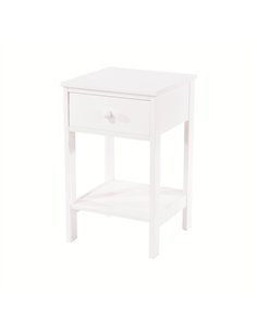 Core Products Options White shaker, 1 drawer petite bedside cabinet, BS409