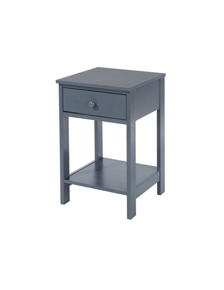 Core Products Options Blue shaker, 1 drawer petite bedside cabinet, BSB409 - pic 116446 | FastDaddyshop