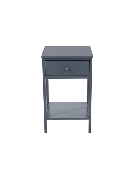Core Products Options Blue shaker, 1 drawer petite bedside cabinet, BSB409 - pic 116447 | FastDaddyshop
