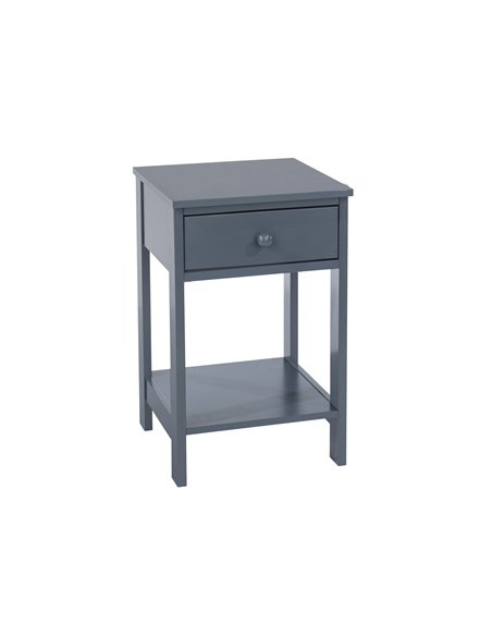 Core Products Options Blue shaker, 1 drawer petite bedside cabinet, BSB409 - pic 116448 | FastDaddyshop