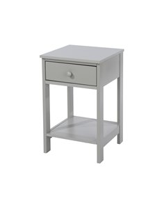 Core Products Options Grey shaker, 1 drawer petite bedside cabinet, BSG409