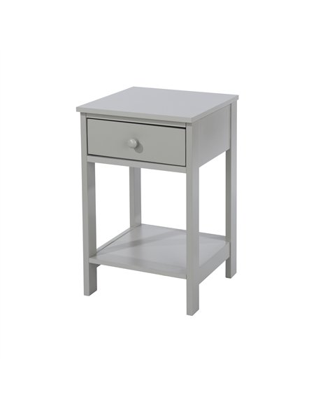 Core Products Options Grey shaker, 1 drawer petite bedside cabinet, BSG409 - pic 116474 | FastDaddyshop