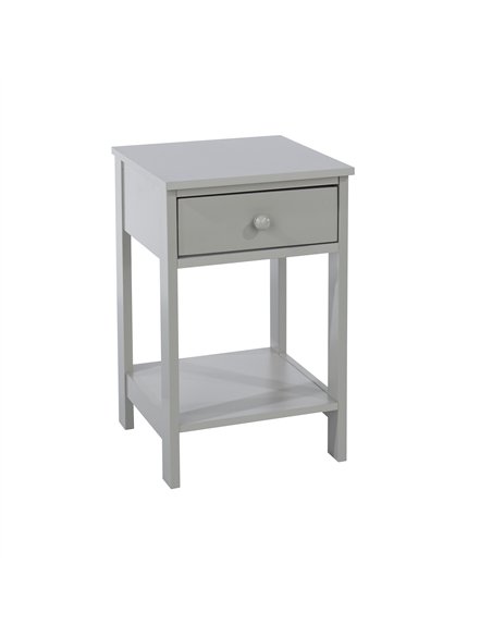 Core Products Options Grey shaker, 1 drawer petite bedside cabinet, BSG409 - pic 116476 | FastDaddyshop