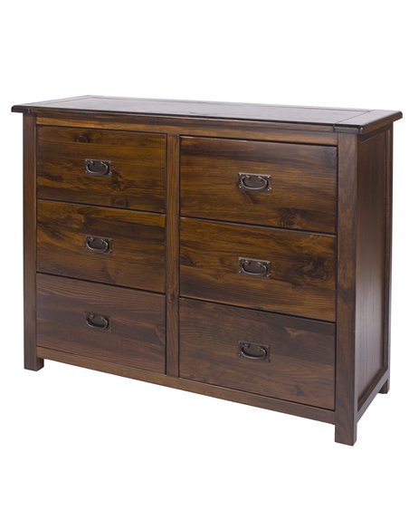 Core Products Boston 3+3 drawer wide chest, BT216 - pic 116525 | FastDaddyshop
