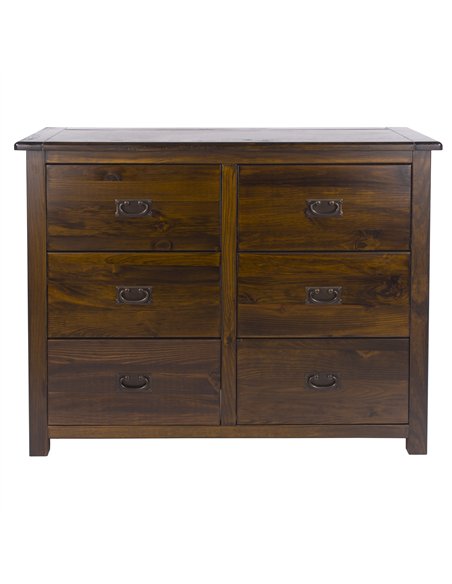 Core Products Boston 3+3 drawer wide chest, BT216 - pic 116526 | FastDaddyshop