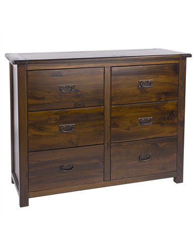Core Products Boston 3+3 drawer wide chest, BT216