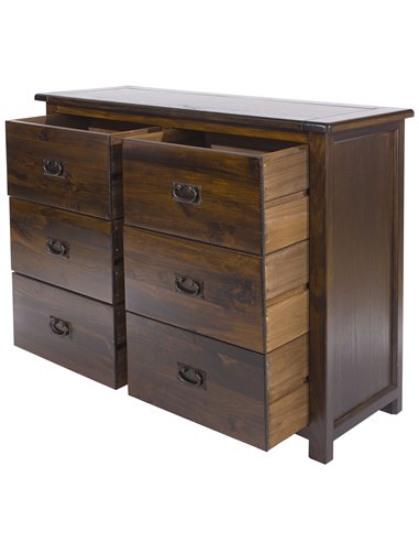 Core Products Boston 3+3 drawer wide chest, BT216