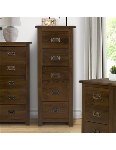 Core Products Boston 5 drawer narrow chest, BT217