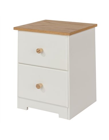 Core Products Colorado 2 drawer petite bedside cabinet, CL509