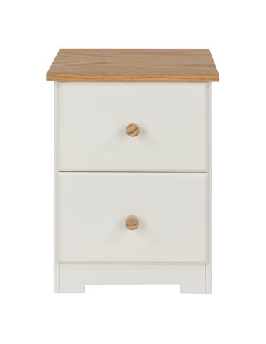 Core Products Colorado 2 drawer petite bedside cabinet, CL509