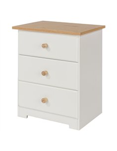 Core Products Colorado 3 drawer bedside cabinet , CL510