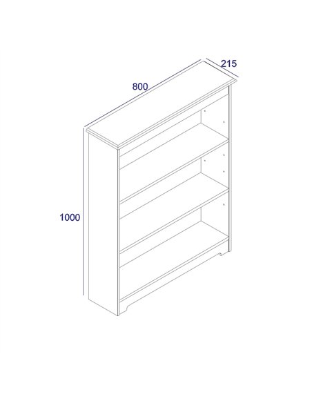Core Products Colorado low wide bookcase , CL918 - pic 116614 | FastDaddyshop