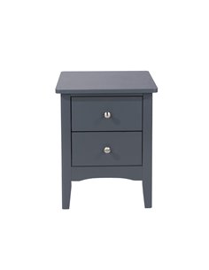 Core Products Como Blue 2 petite drawer bedside cabinet , CMB509 2