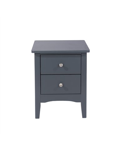 Core Products Como Blue 2 petite drawer bedside cabinet , CMB509